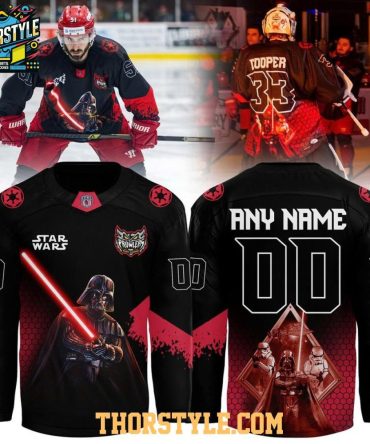 Port Huron Prowlers Star Wars 2026 Dark Force Pesonalized Hockey Jersey