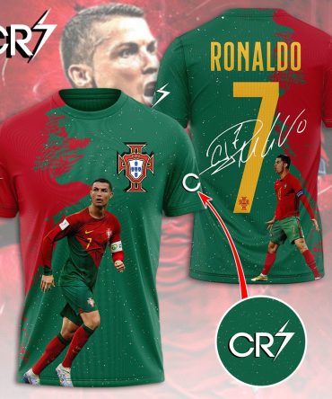 Cristiano Ronaldo X Portugal National Football Team 3D Shirt Hoodie Apparel