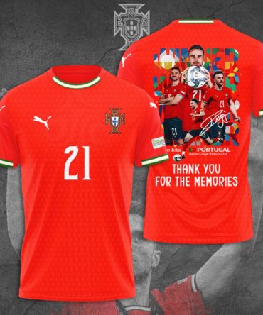 Portugal National Football Team X Diogo Jota 3D Shirt Hoodie Apparel