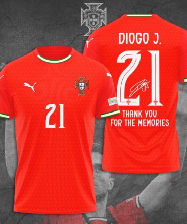 Portugal National Football Team X Diogo Jota 3D Shirt Hoodie Apparel