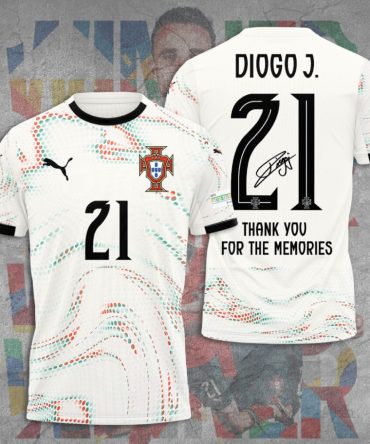 Portugal National Football Team X Diogo Jota 3D Shirt Hoodie Apparel
