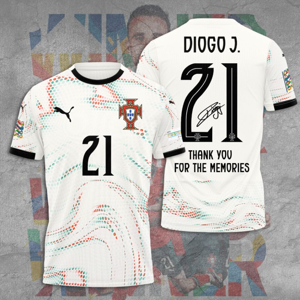Portugal National Football Team X Diogo Jota 3D Shirt Hoodie Apparel