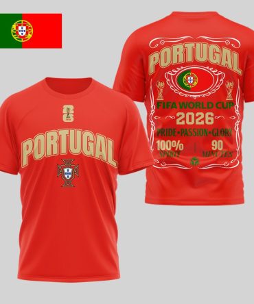 Portugal , Premium Wc26 Pride Passion Glory 3D Shirt