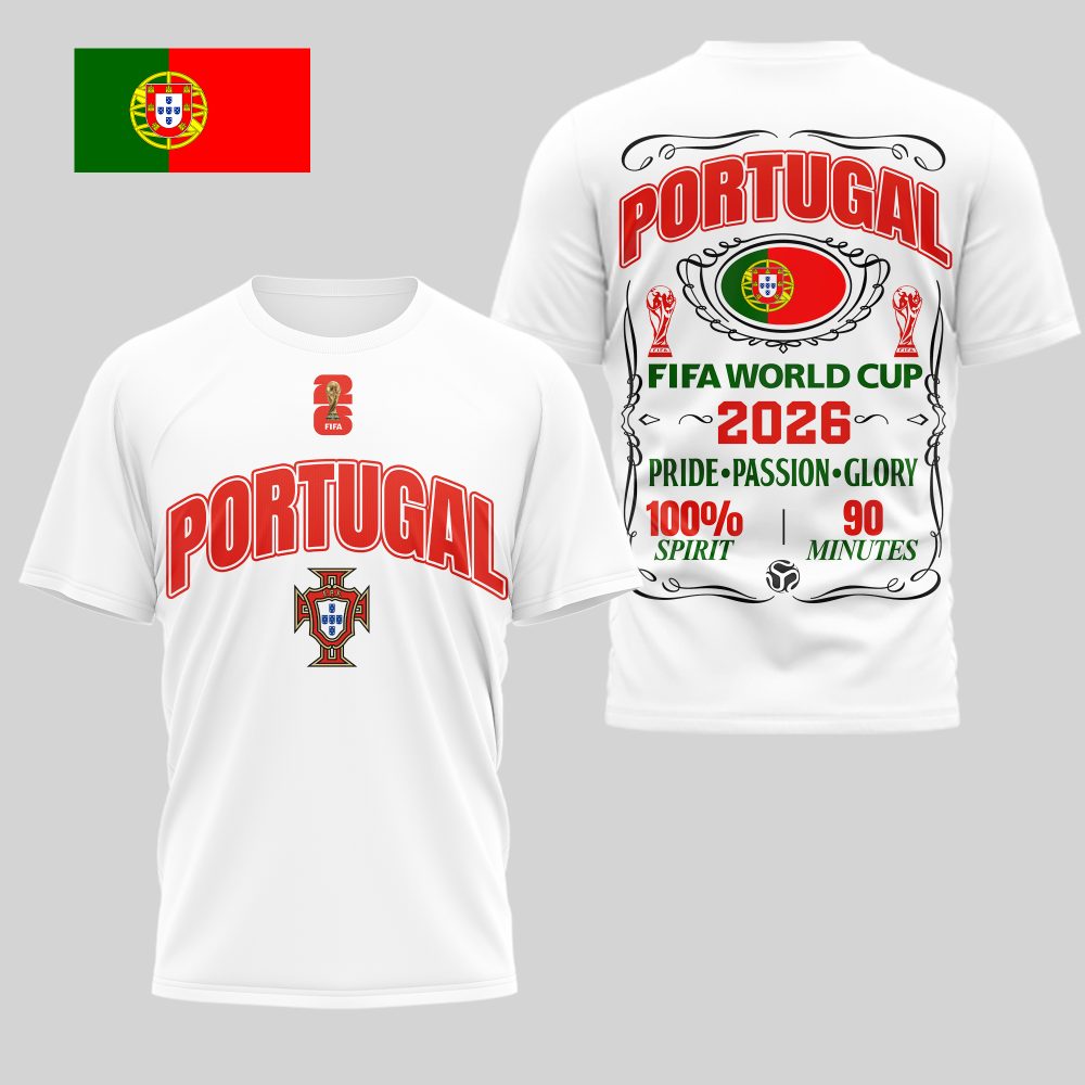 Portugal , Premium Wc26 Pride Passion Glory 3D Shirt