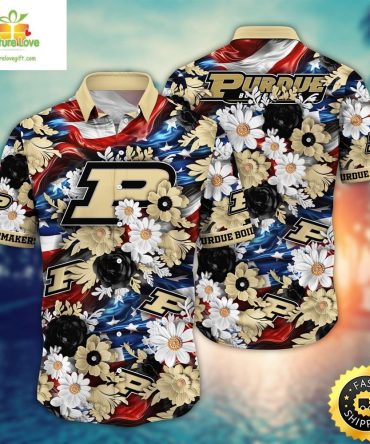 Purdue Boilermakers Ncaa3 Hawaii Shirt Independence Day