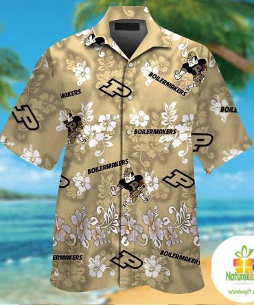 Purdue Boilermakers Hawaiian Shirt Aloha Tropical Shirts