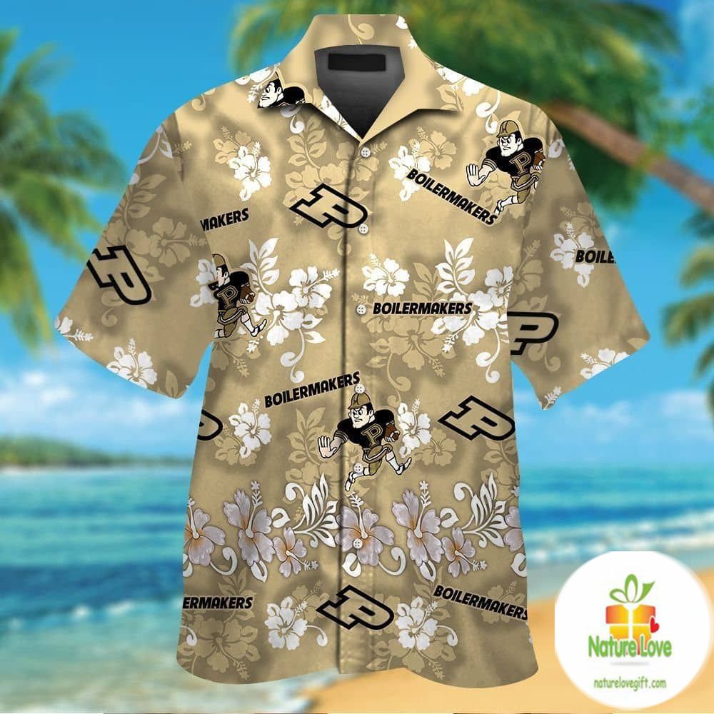 Purdue Boilermakers Hawaiian Shirt Aloha Tropical Shirts