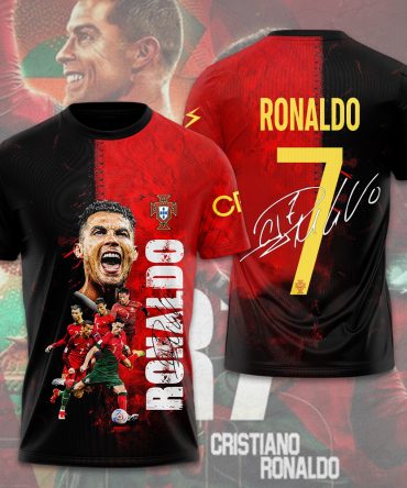 Cristiano Ronaldo X Portugal National Football Team 3D Shirt Hoodie Apparel