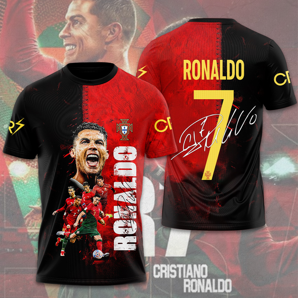 Cristiano Ronaldo X Portugal National Football Team 3D Shirt Hoodie Apparel