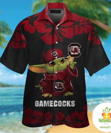 Gamecocks Baby Yoda Hawaiian Shirt South Carolina Aloha Shirt