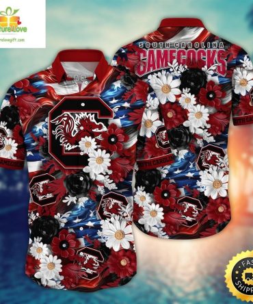 South Carolina Gamecocks Ncaa Hawaii Shirt Independence Day