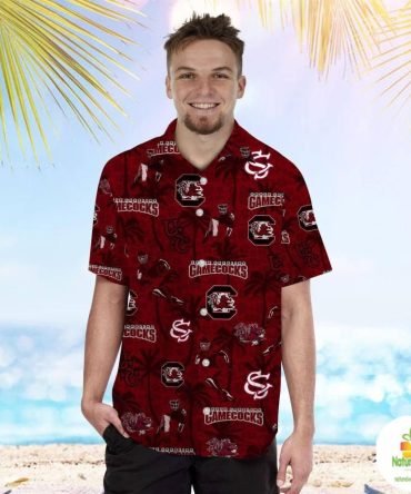 Personalized South Carolina Gamecocks Hawaiian Shirts