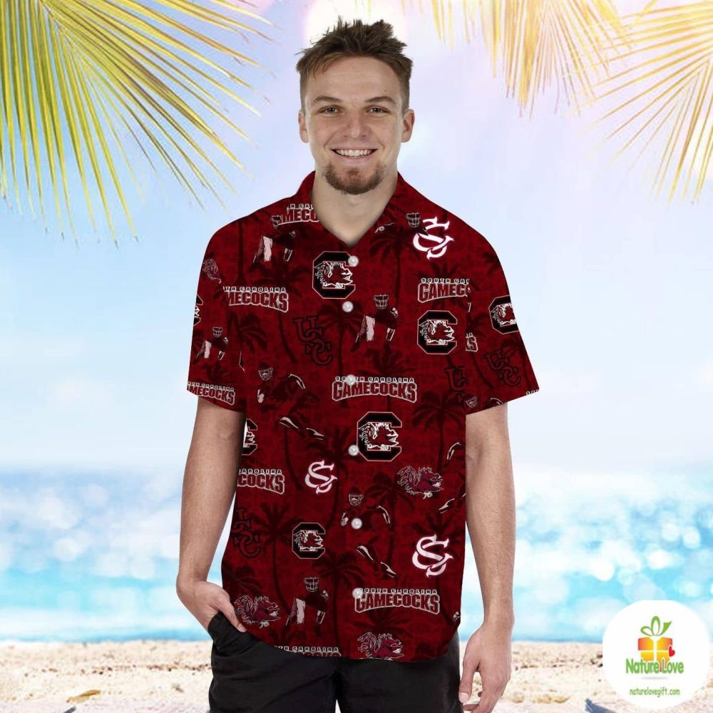 Personalized South Carolina Gamecocks Hawaiian Shirts