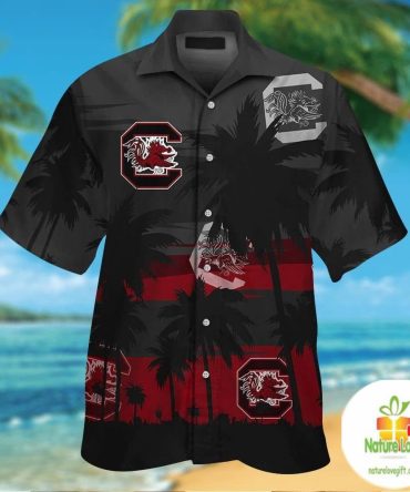 South Carolina Gamecocks Hawaiian Shirt Tropical Aloha Button Up Shirts
