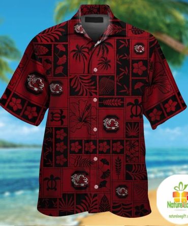 South Carolina Gamecocks Hawaiian Shirt Tropical Button Up Shirts