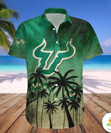 South Florida Bulls Hawaii Shirt Tropical Coconut Tree Ncaa