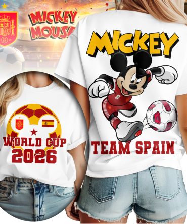 Spain , Premium Wc26 Mickey Women Shirt