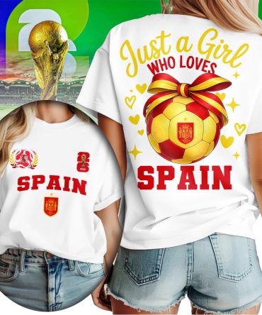 Spain , Premium Wc26 Just A Girl Who Loves Soccer Shirt