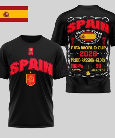 Spain , Premium Wc26 Pride Passion Glory 3D Shirt