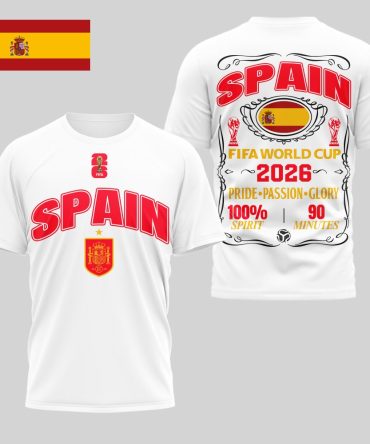Spain , Premium Wc26 Pride Passion Glory 3D Shirt