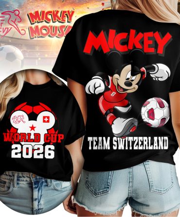 Switzerland , Premium Wc26 Mickey Women Shirt