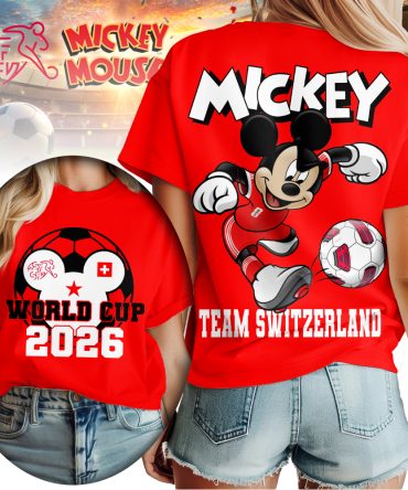 Switzerland , Premium Wc26 Mickey Women Shirt