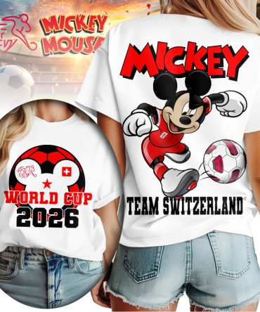 Switzerland , Premium Wc26 Mickey Women Shirt