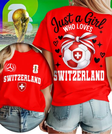 Switzerland , Premium Wc26 Just A Girl Who Loves Soccer Shirt