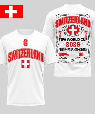 Switzerland , Premium Wc26 Pride Passion Glory 3D Shirt