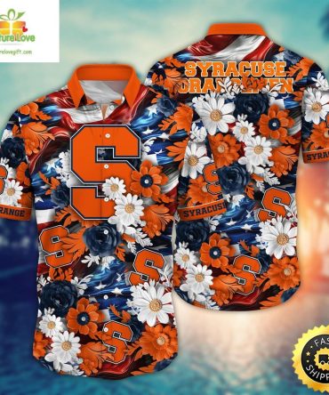Syracuse Orange Ncaa2 Hawaii Shirt Independence Day