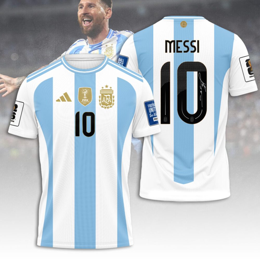 Seleccion Argentina X Lionel Messi 3D Shirt Hoodie