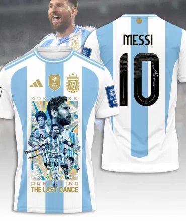 Seleccion Argentina X Lionel Messi 3D Shirt Hoodie