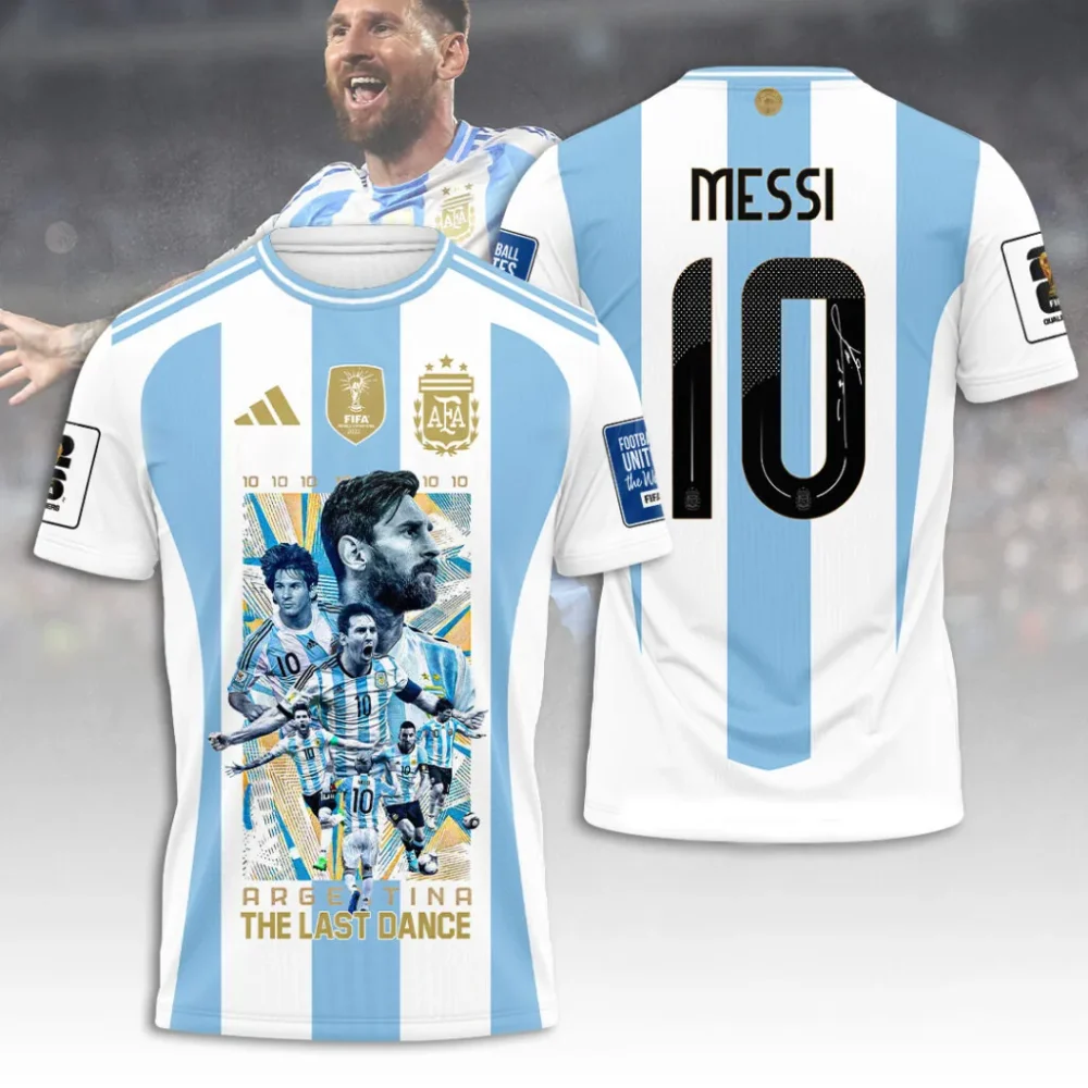 Seleccion Argentina X Lionel Messi 3D Shirt Hoodie