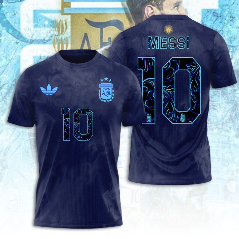 Argentina National Football Team X Lionel Messi 3D Shirt Hoodie
