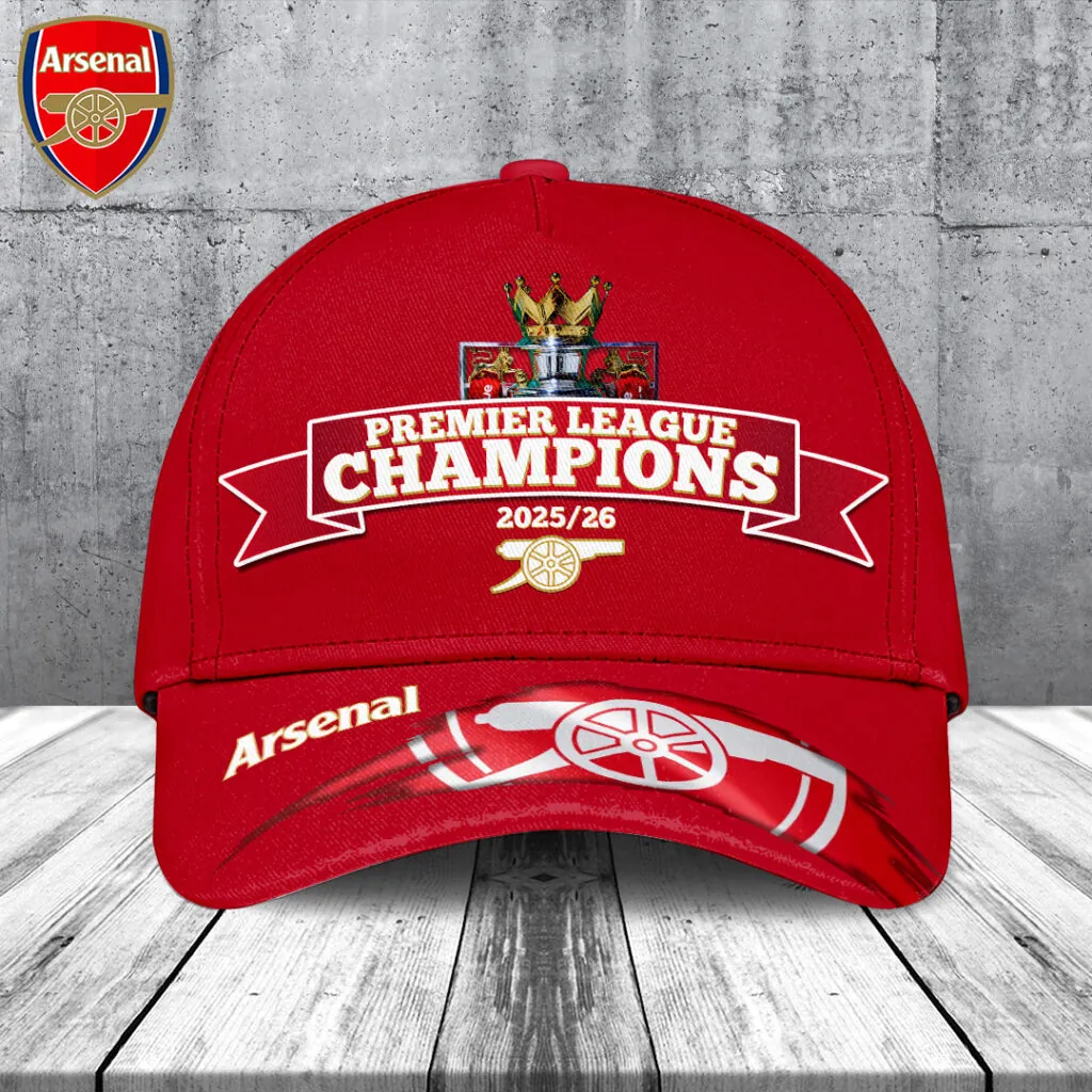 Arsenal Fc Premier League Champions 25/26 Classic Cap