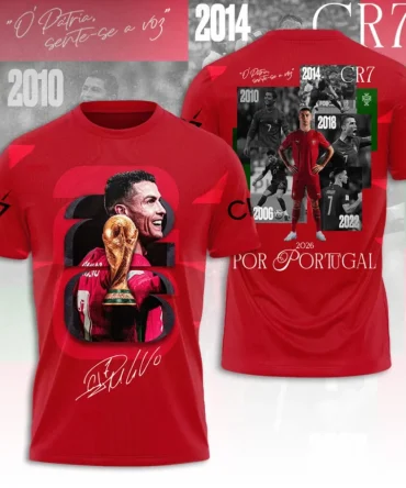 Cr7 Ronaldo The Last Dance World Cup 2026 3D Shirt Hoodie