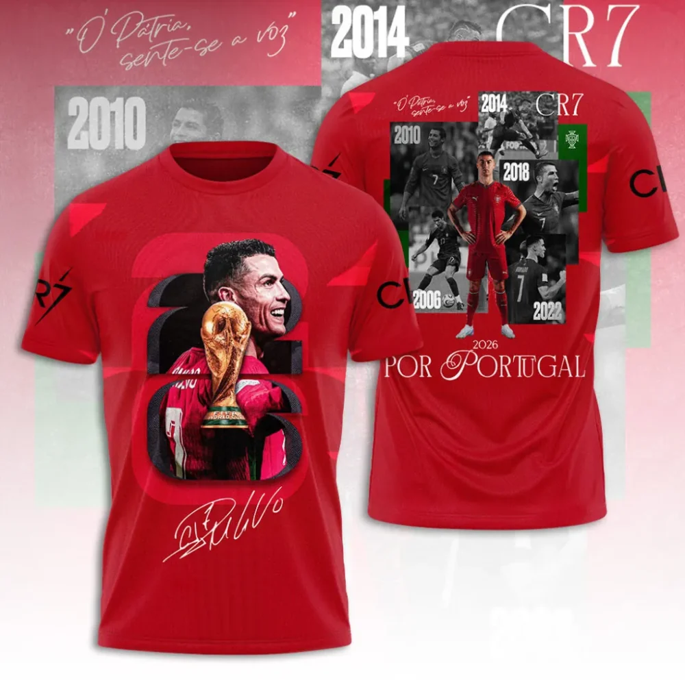 Cr7 Ronaldo The Last Dance World Cup 2026 3D Shirt Hoodie