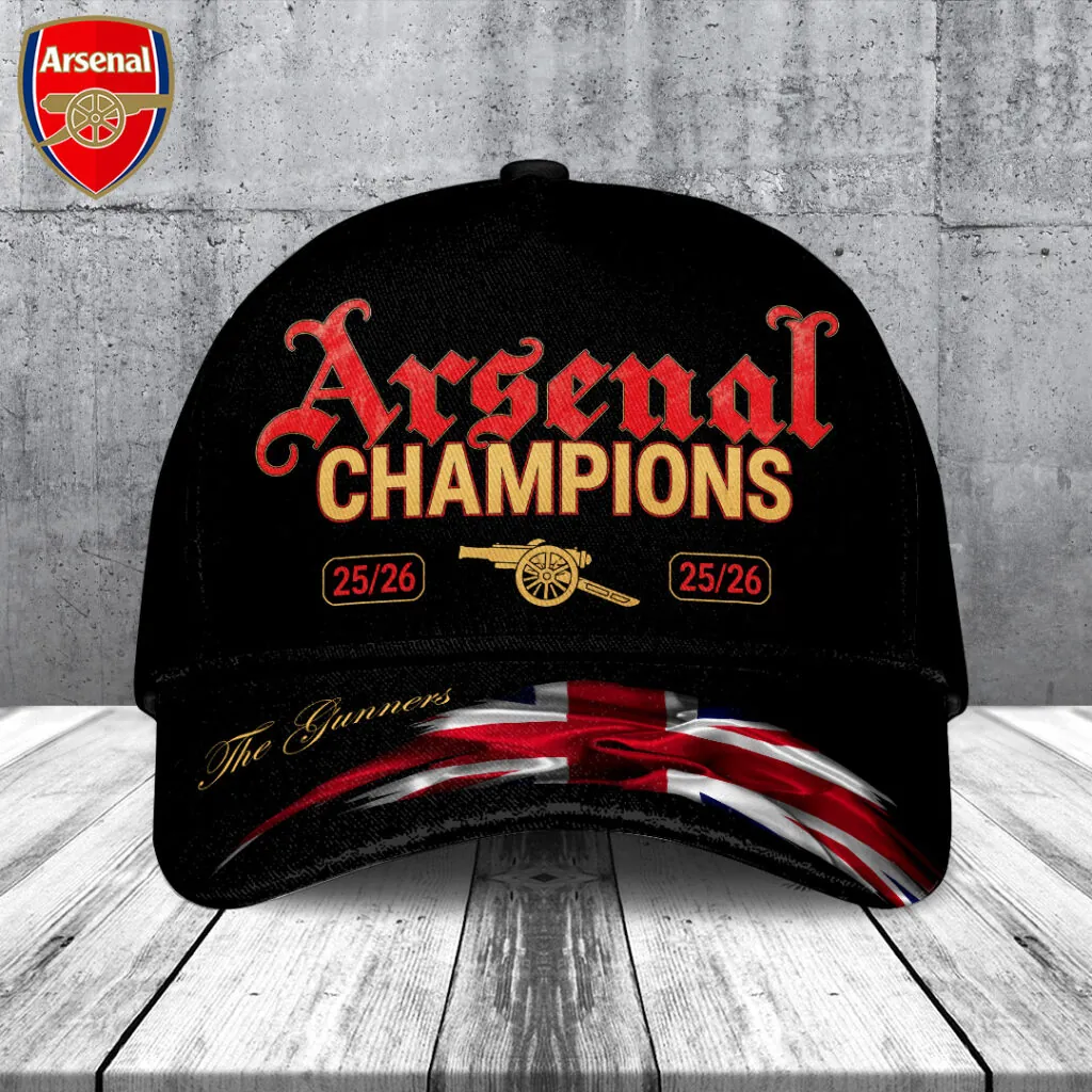 Arsenal Fc Premier League Champions 25/26 Classic Cap