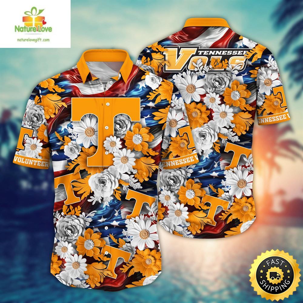 Tennessee Volunteers Ncaa2 Hawaii Shirt Independence Day