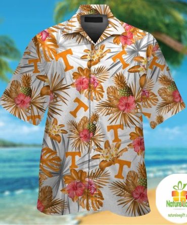 Tennessee Volunteers Hawaiian Shirt Short Sleeve Aloha Button Up