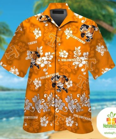 Tennessee Volunteers Hawaiian Shirt Short Sleeve Aloha Button Up Ver014