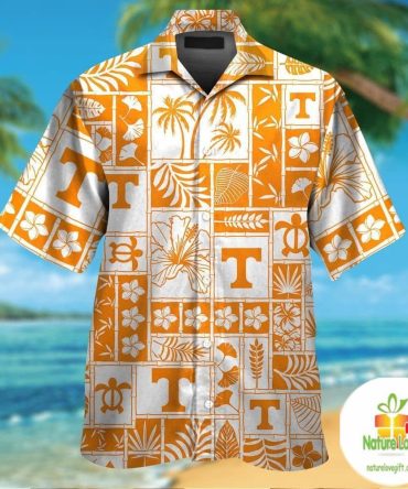 Tennessee Volunteers Hawaiian Shirt Short Sleeve Tropical Aloha Shirt