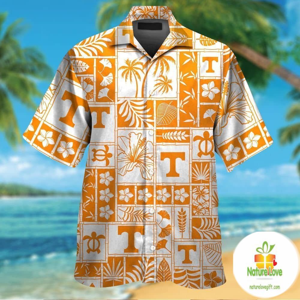 Tennessee Volunteers Hawaiian Shirt Short Sleeve Tropical Aloha Shirt