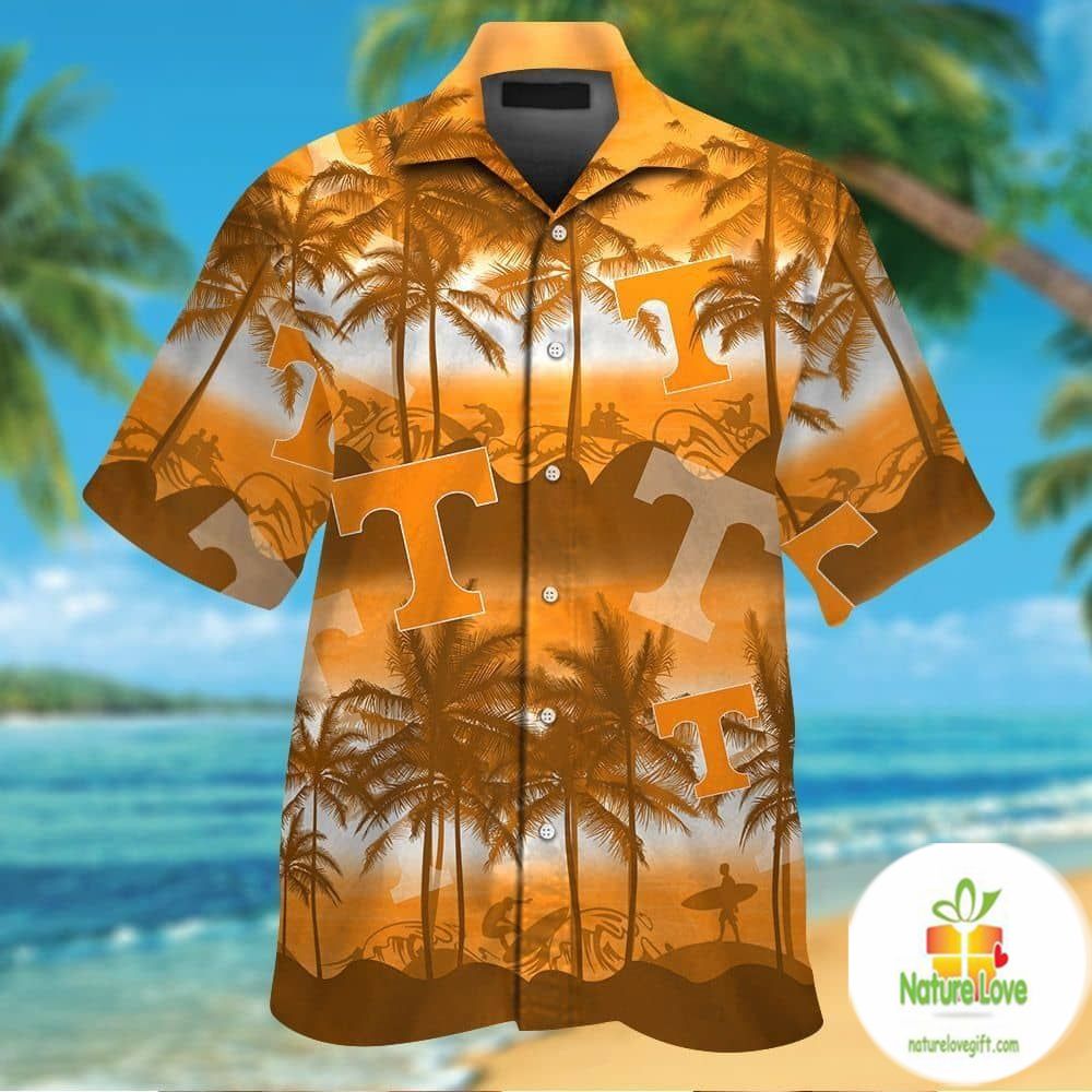 Tennessee Volunteers Hawaiian Shirt Short Sleeve Tropical Aloha Ver028