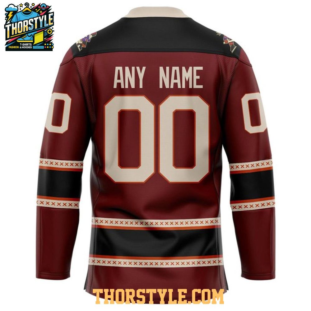 Tucson Roadrunners 10Th Anniversary 2016-2026 Personalized Hockey Jersey - Image 3