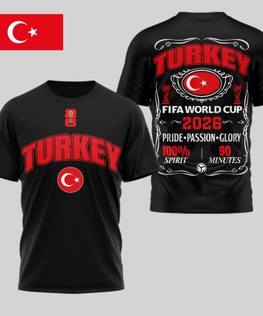 Turkey , Premium Wc26 Pride Passion Glory 3D Shirt