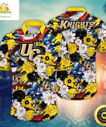 Ucf Knights Ncaa Hawaii Shirt Independence Day Large