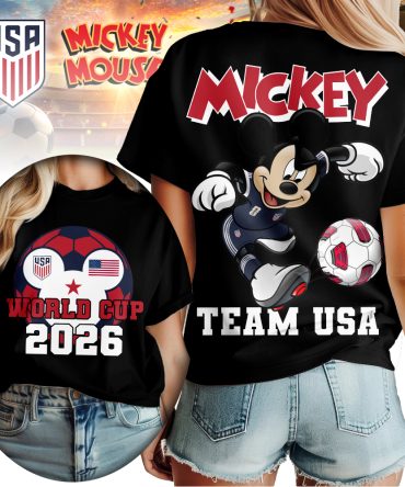 Usa , Premium Wc26 Mickey Women Shirt