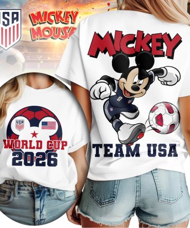 Usa , Premium Wc26 Mickey Women Shirt