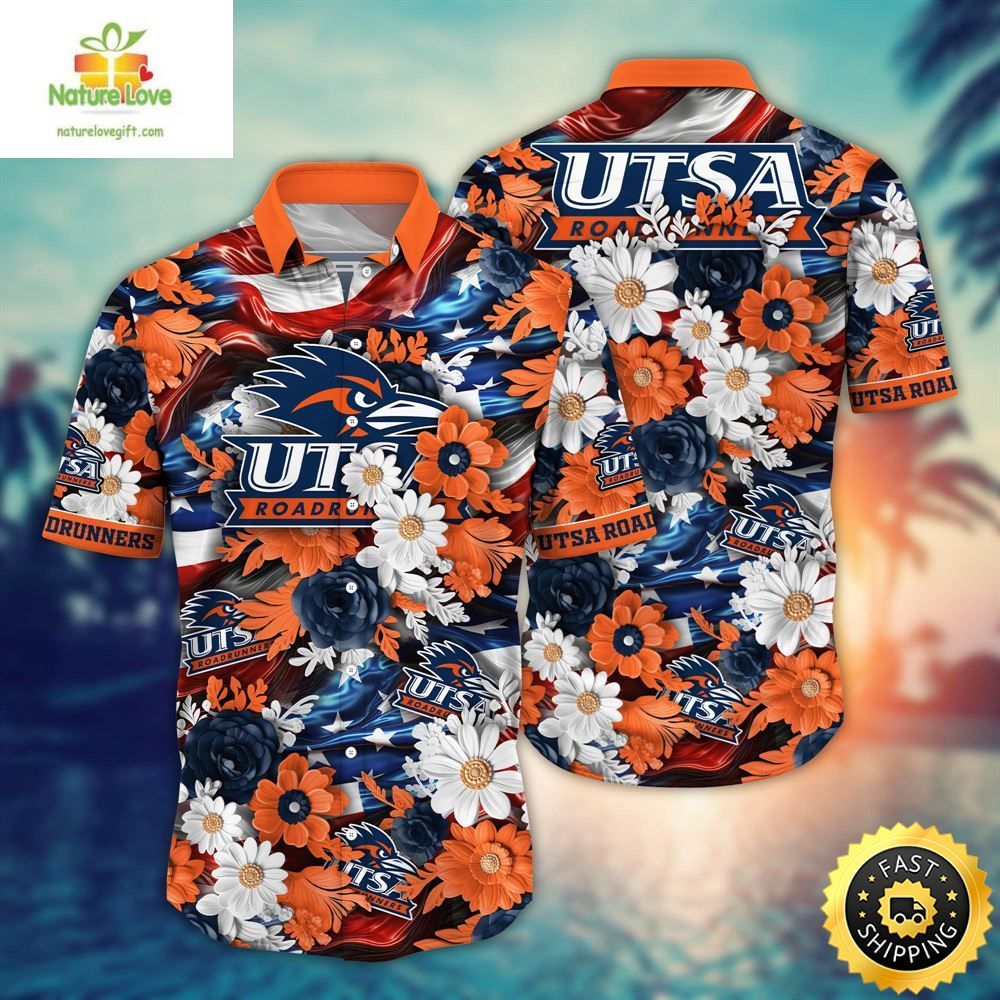 Utsa Roadrunners Ncaa Hawaii Shirt Independence Day